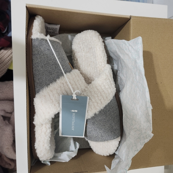 BNWT Revitalign Juniper Slippers Women’s 9.5 Orthotic Arch Support Comfort - Picture 11 of 15